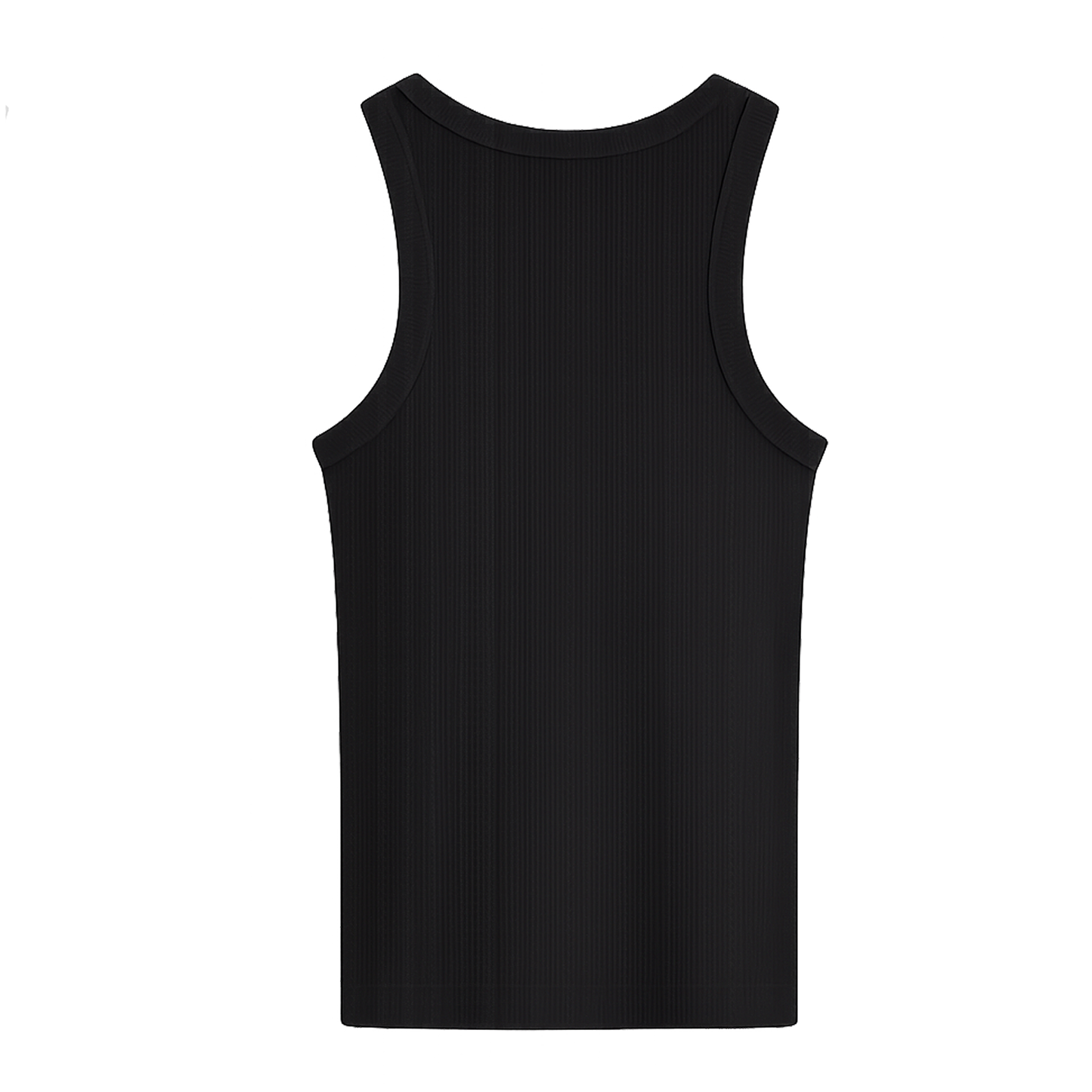 Do That Again Black Ribbed Tank (Set Of 3)
