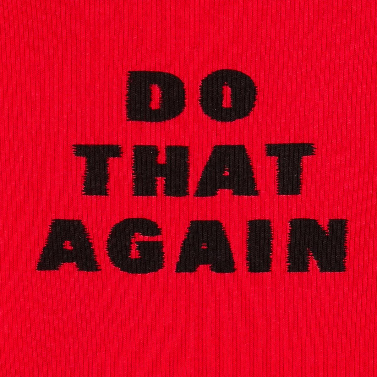 Do That Again Red Ribbed Tank (Set Of 3)