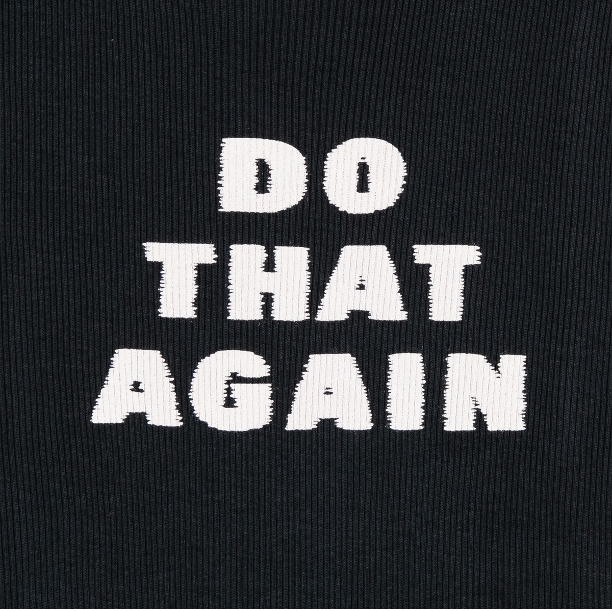 Do That Again Black Ribbed Tank (Set Of 3)